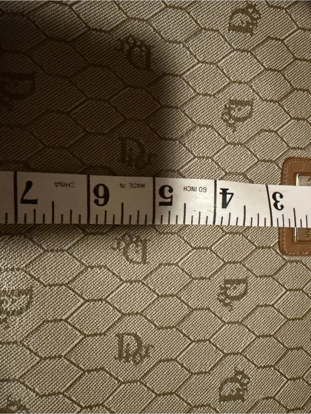 Dior Beige and Brown Monogram Canvas Clutch